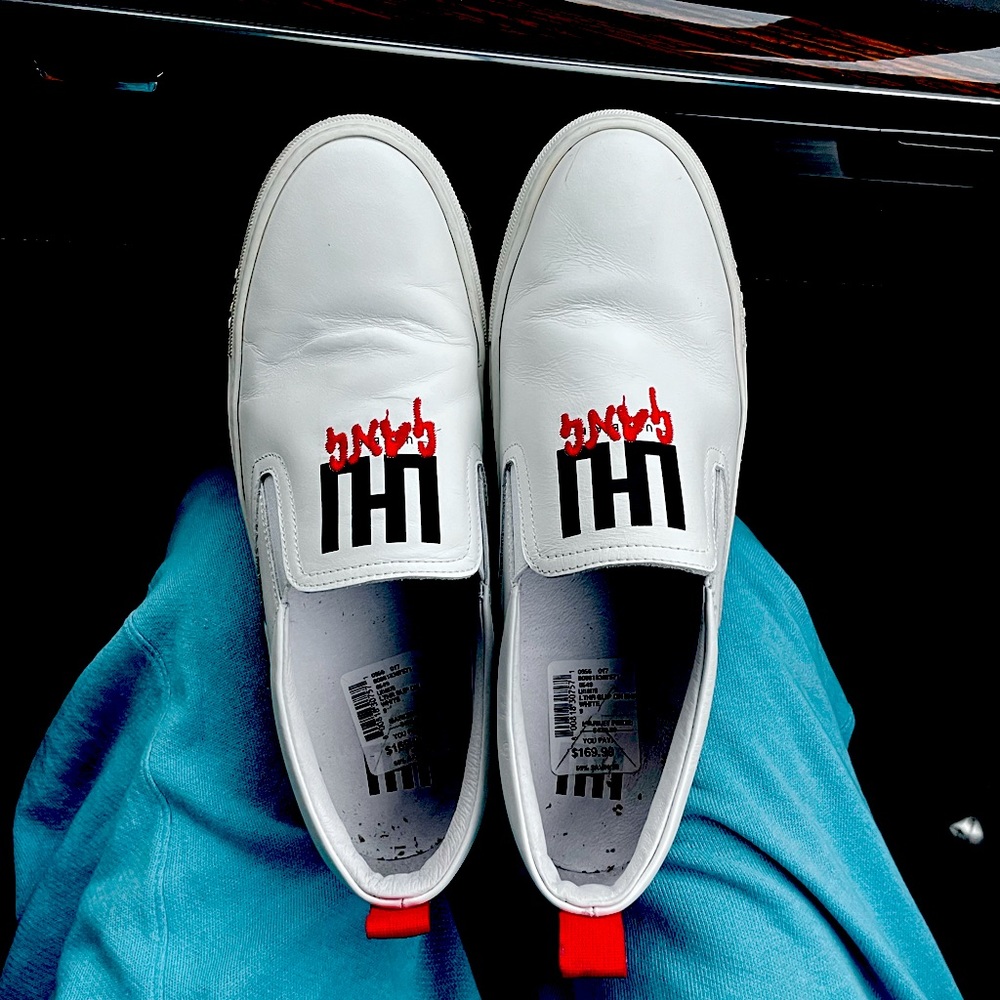 Pair of brand new beautiful Helmut Lang slip one. Says Helmut Gang on the logo